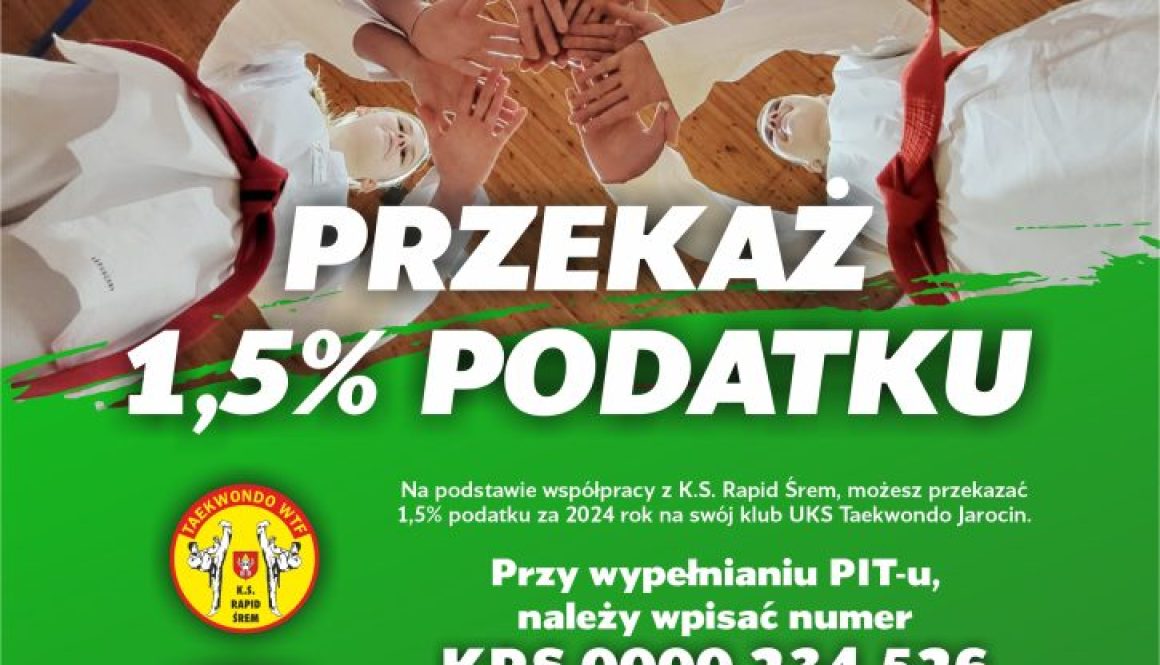 1,5 procent wesołek 2025 jarocin